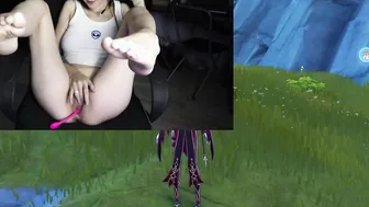 Dreadlocked Beauty Alice Verner Ejaculates on Game Stream