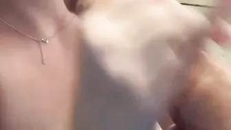 I Suck Gigantic Penis Dry until it Jizzes into my Mouth and on my Gigantic Hooters