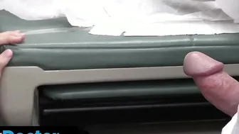 Adorable Cutie with Nice Titted and Glasses Visits Doctor and Bribes him with her Inked round Ass