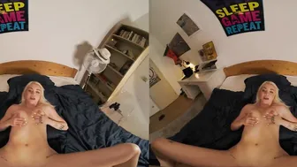 VRConk Czech Roommate needs your Penis to Chill VR Porn