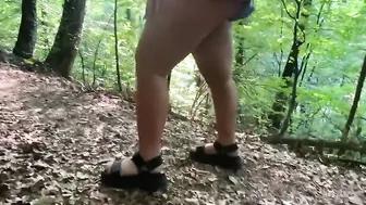 Barely Legal Blows a Stranger Penis inside the Forest