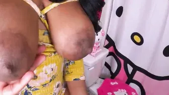 Best Black Melons Compilation Huge Nipples  Areolas Big Tit African Natural Hangers