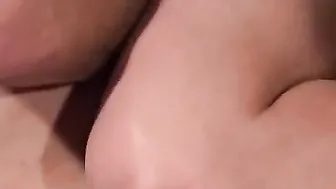 Strong female orgasm at a swingers party