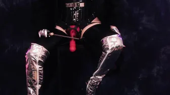 Fur female domination point of view into French: Chastity and Strap-on