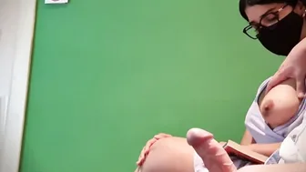 CFNM | HAND JOB | JERK | FLASH INSIDE OUTDOORS - PASSIONCHANNEL
