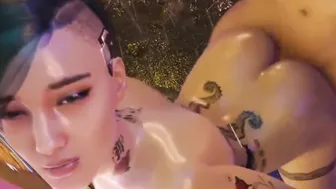 【MMD R-18 year old SEX DANCE】HARD SEX UNDER RAIN BOMBSHELL BOOTY 激しいセックス [MMD]