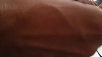 point of view MILF not Allowed to Cum STEPSON inside African Leggins and Gigantic Shoes
