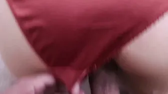 TRAILER - Caught my Roomate Masturbating I Banged him Wearing Shiny Babydoll