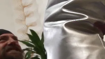 British African MILF with huge boobies pounded anal into corsage