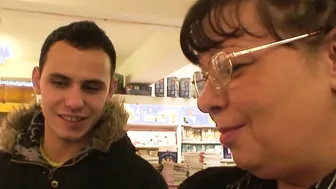 Chubby Older Fatty Ride Young Strangers Cock