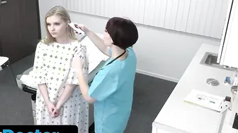 Crazy Hot 19 Year Old Patient Getting Prepared By Hottie Assed Nurse Before The Doctor