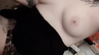 Beauty Red Head Touching herself