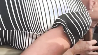 Misha into Sundress Masturbates  Road Oral Sex Fucking into the Park inside Outdoors Sex
