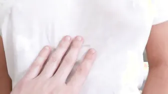 Stepmom on her knees to satisfy her stepsons rough boner