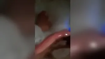 Having Fun inside Hot Tub