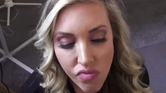 James Deen shows up on set and fucks Samantha Saint