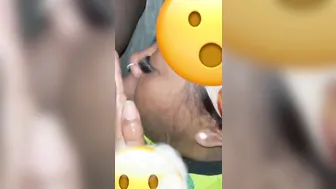 Cheating BBW Swallowing Cock