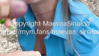 Maevaa Sinaloa - Je me Fais Baiser et Remplir La Chatte De Sperme En Outdoor Au Bord De La Route