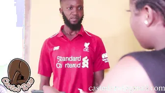 long booty old nigerian MILF pays her hubby debt with her long soak butt cunt