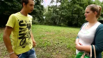 Stiefbruder spricht Fette Stiefschwester ins Ficken