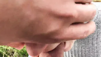 Outside fellatio from my ex-wife inside the park. Cum inside mouth KleoModel