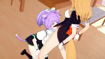 Nekopara: Futa Sex Party - Coconut Maple Azuki Cinnamon