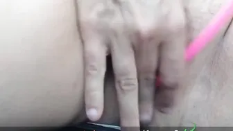 My first outdoors vagina masturbation at parking lot - FannyXX