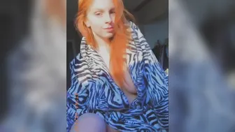 Nude into my Softest Fleece Robe