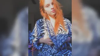 Nude into my Softest Fleece Robe