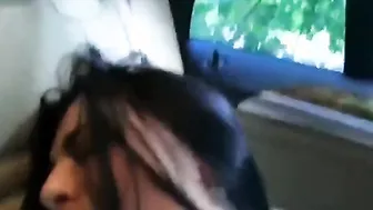 Fuck this Bitch inside the back Seats of my Vehicle