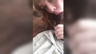 She Blows Cock like It’s her last Meal