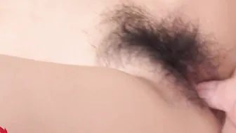 Erito - Dark Hair Teens Reika Enjoying an Oil Rubs  then Getting her Unshaved Vagina Fuck