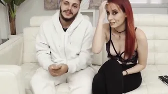 Hache cant hold tears when he sees his GF screwed