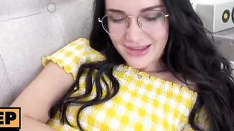 Skinny geek Sasha is a concealed anal skank