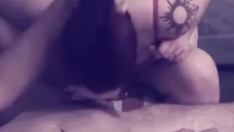 Step Sister Loves Deep Throating my BWC and Letting me Boned her Face