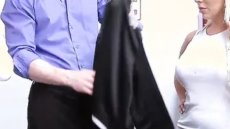 Busted porn video – Thief Blondes Share His Dick and Take Turns Blowing Him Off -