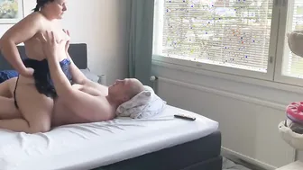 CHUBBY LOVERS Fucking Curtains Open