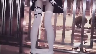 午夜街头寂寞自慰 伪娘 女装大佬