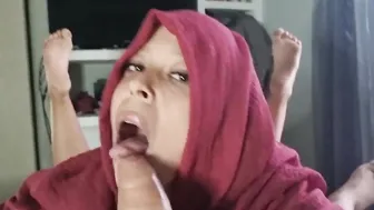 Arabe porn video – Hijab bj sank face and cum mouth