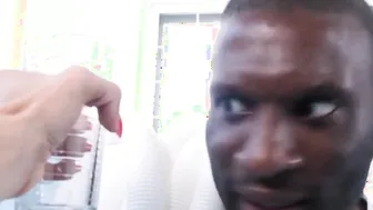 Pettie Bae ride gigantic penis into dirty interracial lovers