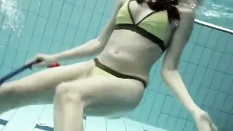 Lesbian Underwater Pool Sex Adventure with Hot Blonde Babes