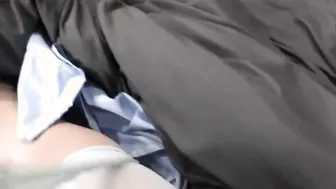 Smalltit stepteen inside pantyhose blows penis inside pov before sex