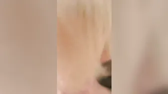 Blowing my Cum out and enjoying it so Much