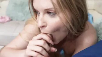 Flirty Blonde Nymph Sucks Her Stepdad Into Front Of Me - OnlyTeenBlowjobs