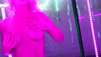 Darina into Neon Soaked Striptease