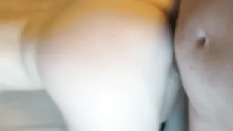 CLOSE UP LEAKING PENETRATION -TIGHT SNATCH W/ HUGE LABIA -cummybush Unloads Cunt Juice on Rough Lucky Penis