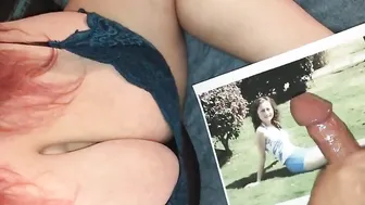 Stroking Husbands Huge Rough Penis to Cum Tribute a Cutie oriental COUGAR