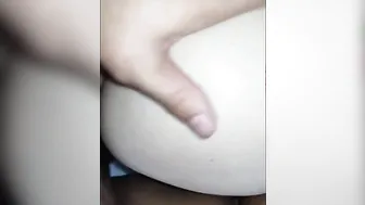 Filipina plowed while using dildo double penetration