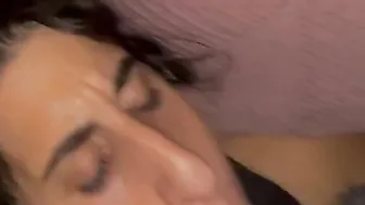 Mom wakes up with GIGANTIC COCK into her FACE