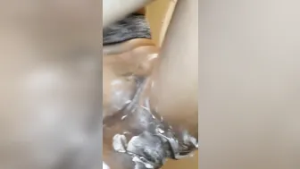Cherry Cummings Shaving her Phat Pussy/Twerking/Piss Bondage